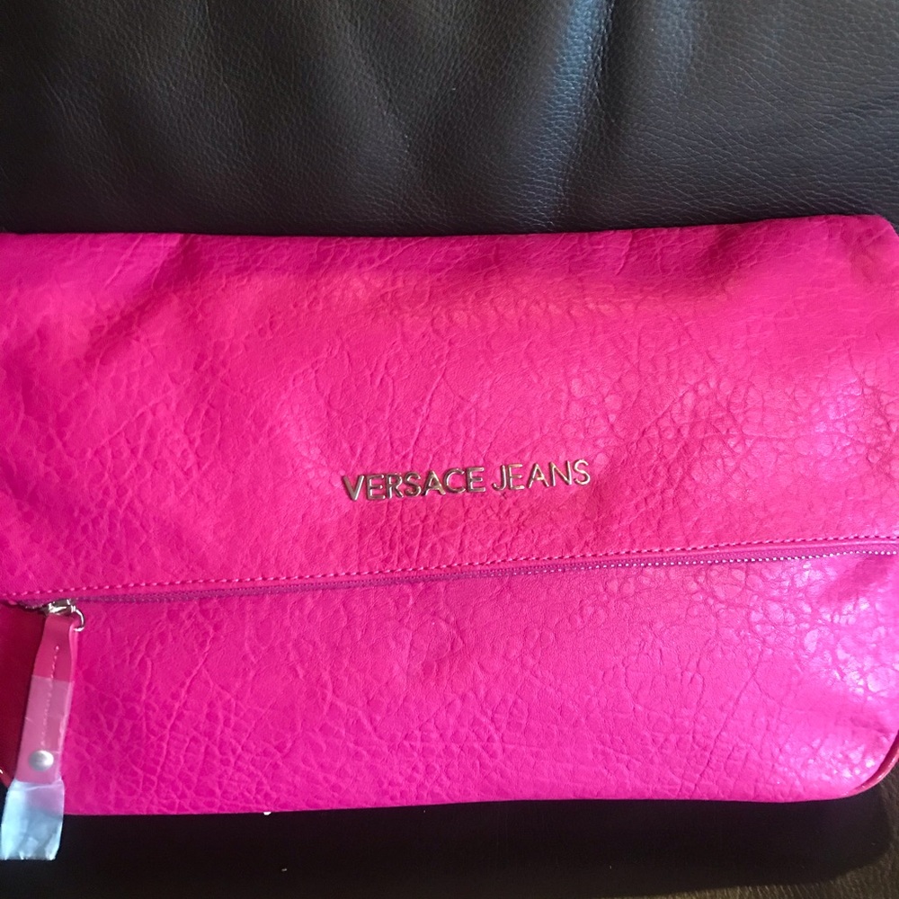 NWT Versace Women’s Pink Clutch